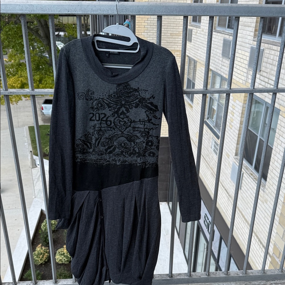 Asymmetrical Black Dress